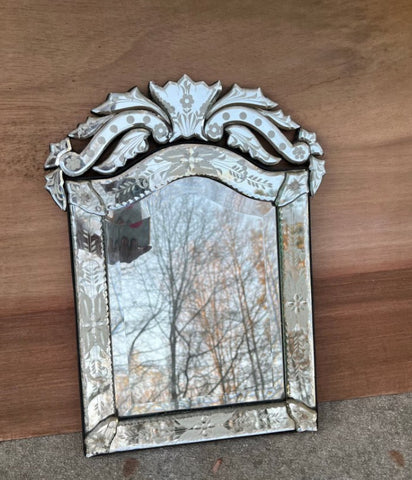 Beautiful Antique French Venetian Mirror Beautiful Antique French Venetian Mirror