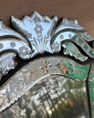 Beautiful Antique French Venetian Mirror Beautiful Antique French Venetian Mirror