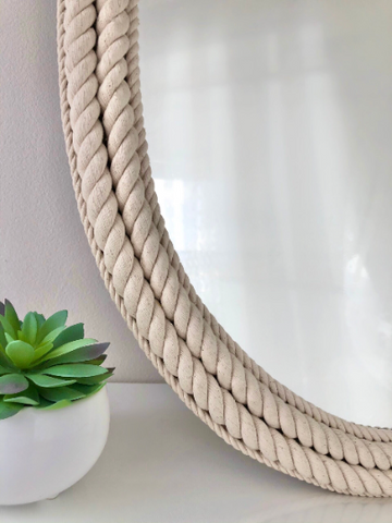Handmade Nautical Coastal Oval Rope Mirror Twisted Rope Home Decor Art Wall Hanging Mirror Oval mirror Handmade Nautical Coastal Oval Rope Mirror Twisted Rope Home Decor Art Wall Hanging Mirror Oval mirror