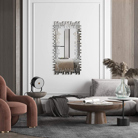 Luxury Wall Mirror Modern Rectangular Wall Mirror Luxury Wall Mirror Modern Rectangular Wall Mirror