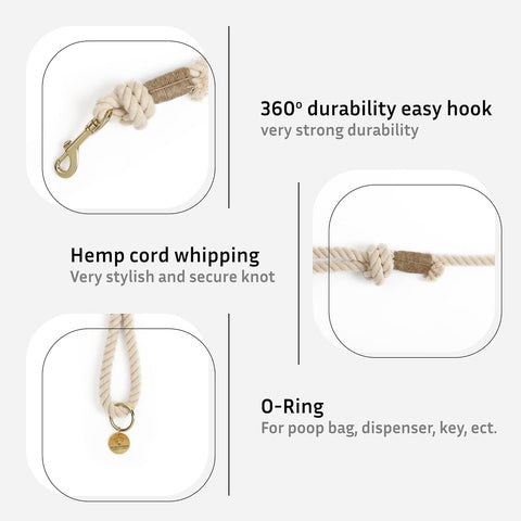 Handmade Rope Leashes for Dogs Rope Dog Leash Rope Cute Dog Leash Braided Dog Leash Cotton Rope Leash for Small Dogs 5FT Organic Cotton Natural Handmade Rope Leashes for Dogs Rope Dog Leash Rope Cute Dog Leash Braided Dog Leash Cotton Rope Leash for Small Dogs 5FT Organic Cotton Natural