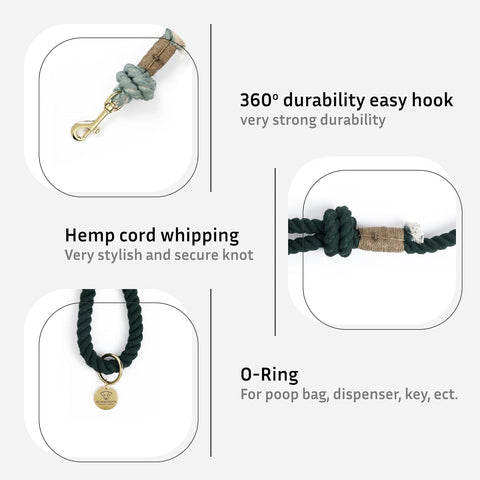 Green Ombre Handmade Rope Leashes for Dogs Rope Dog Leash Rope Cute Dog Leash Braided Dog Leash Cotton Rope Leash for Medium Dogs Large Dogs 5FT Organic Cotton Green Ombre Handmade Rope Leashes for Dogs Rope Dog Leash Rope Cute Dog Leash Braided Dog Leash Cotton Rope Leash for Medium Dogs Large Dogs 5FT Organic Cotton