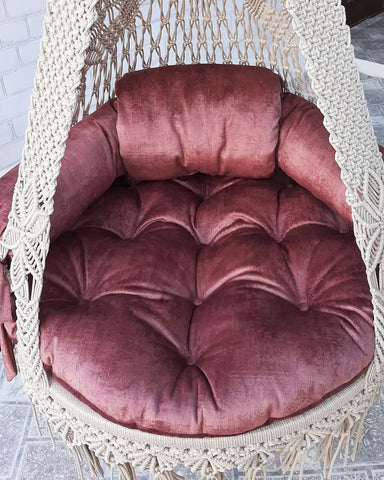 Super Luxury Macrame Swing Chair, Hanging Hammock Chair