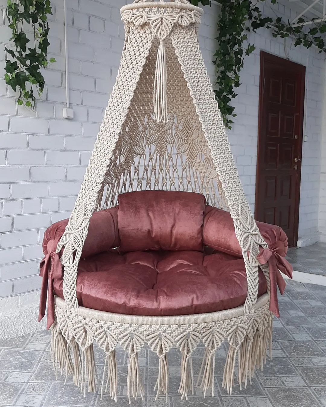 Super Luxury Macrame Swing Hanging Hammock Chair buy online SN Handicrafts