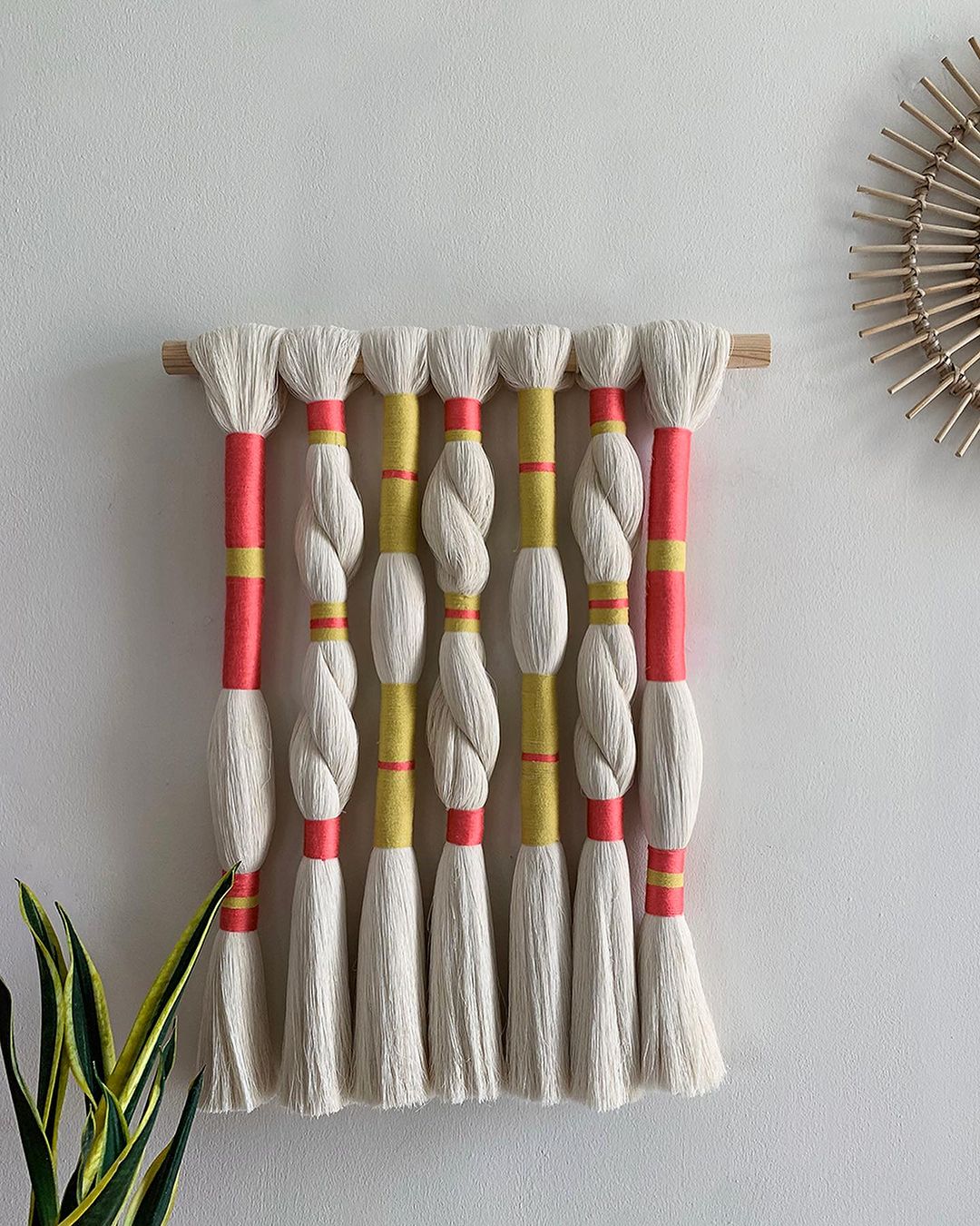 mexican hanging plants Mexican Wall Hanging / Zacaton Wall Hanging / Luxury decor / Beautiful Macrame Wall hanging, Tapestry for Boho Home Decor, Caralarga Wall art or