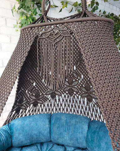 Handmade Macrame Swing Chair, Hanging Hammock Chair