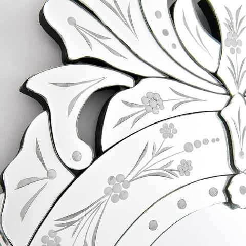 Wall Mounted Squared Mirror, Venetian Mirror Decor