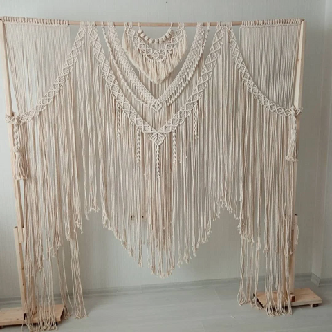 Macrame Wedding Arch Arbor, Macrame Wall Hanging, Macrame Door Hanging