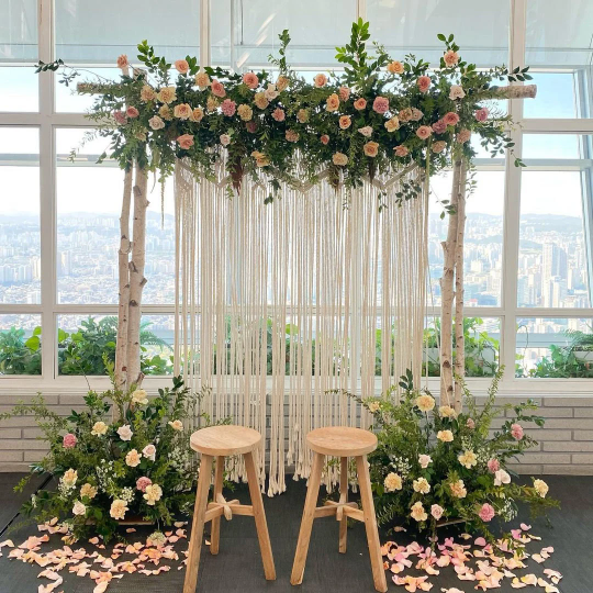 Arch Large Curtain Bohemian Decoration Wall Backdrop Wedding Wall Hanging