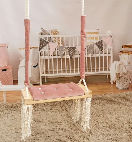 Kids or Adult Swing, Wooden, Indoor, Outdoor Swing,  Tree Swing , Kids Swing , tree swing adult