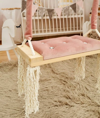 Kids or Adult Swing, Wooden, Indoor, Outdoor Swing,  Tree Swing , Kids Swing , tree swing adult