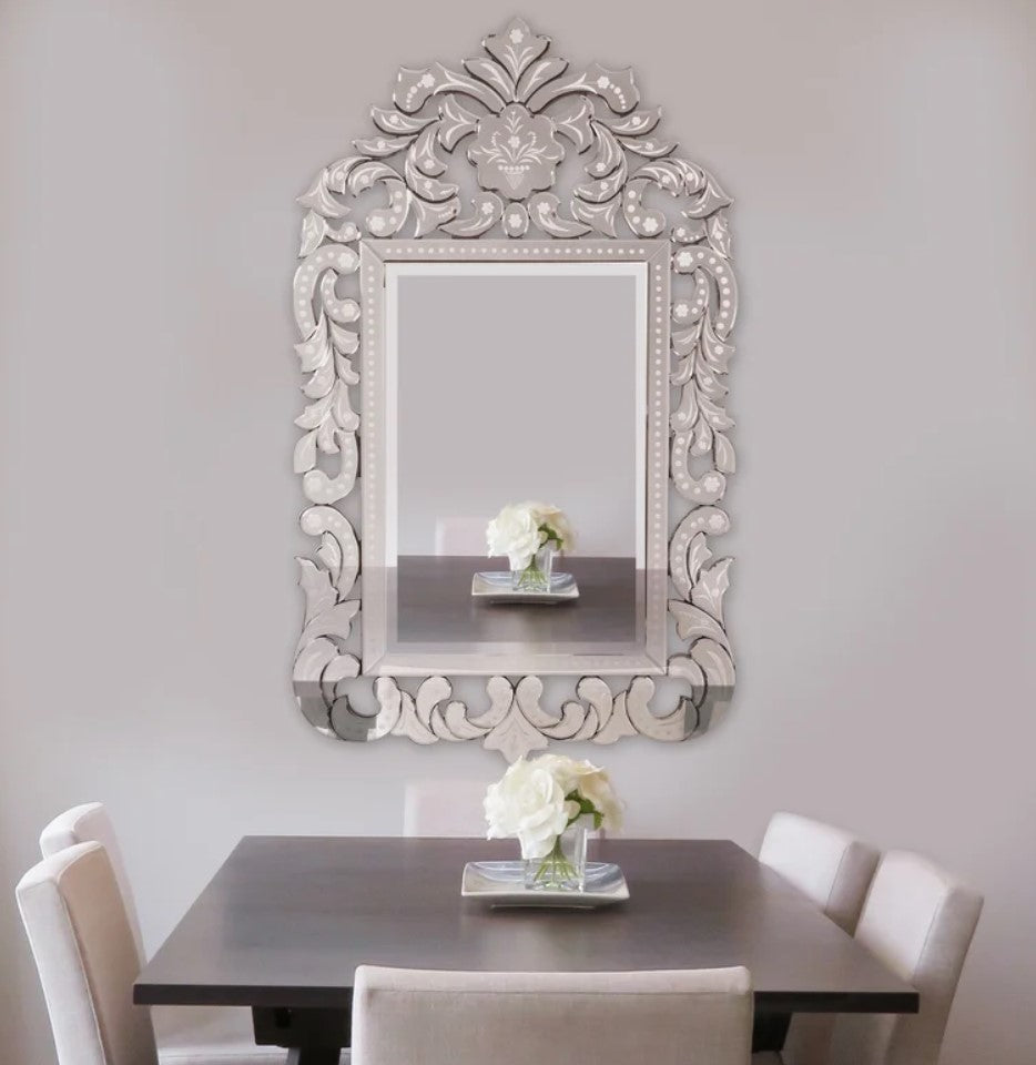 Handmade Venetian Mirror Wall Art | Premium Beveled Glass Design for Luxury Home Décor