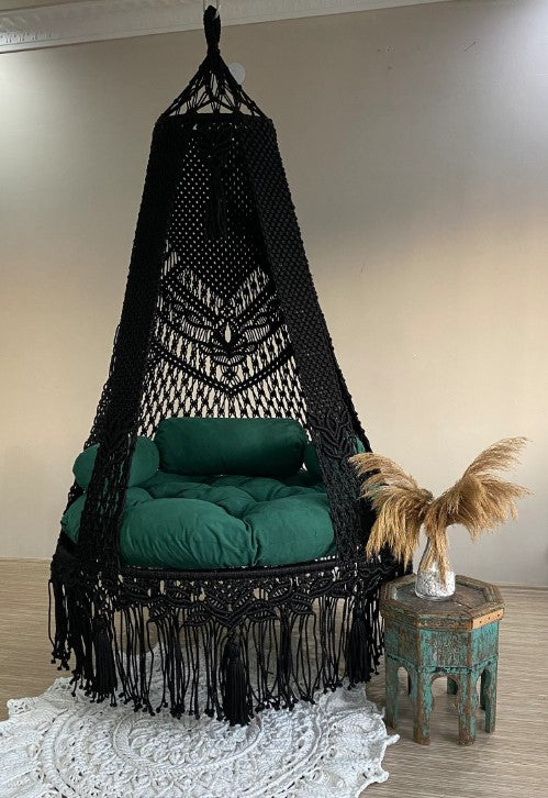 Hanging Chair, Macrame swing chair, hanging chair indoor, Outdoor swing