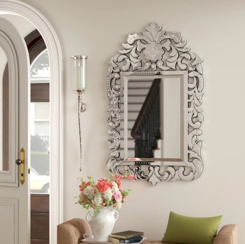 Handmade Venetian Mirror Wall Art | Premium Beveled Glass Design for Luxury Home Décor