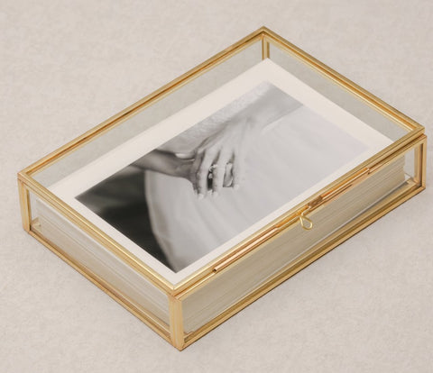 Set of 10 Gold | Photo Box | Photographer Box | Wedding Gift