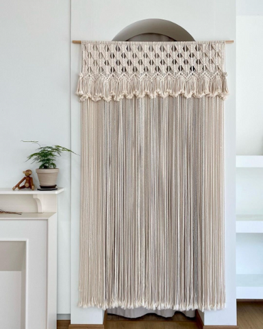 Macramé Wall Curtain / Macrame Door / Tapestry / Wall Decoration