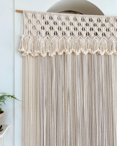Macramé Wall Curtain / Macrame Door / Tapestry / Wall Decoration