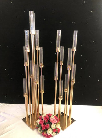 Wedding table centerpieces decoration metal 8 heads or 10 heads candle holder wedding decor