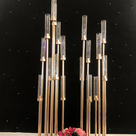 Wedding table centerpieces decoration metal 8 heads or 10 heads candle holder wedding decor