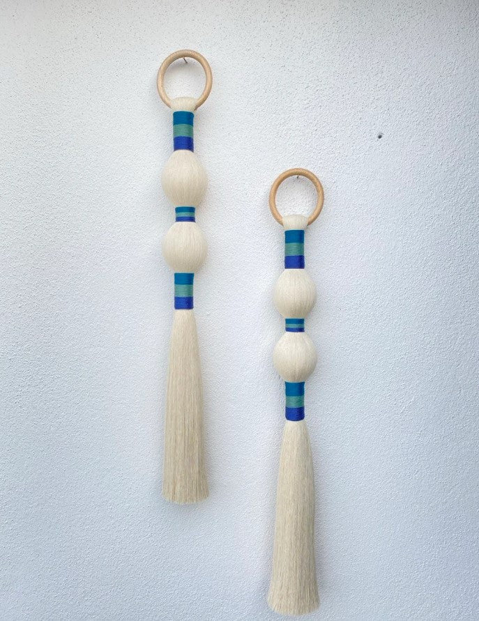 Set of 2 Modern Woven Macrame Wall Hangings