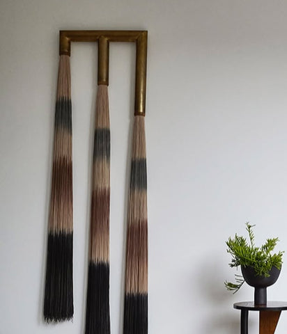 Neutral Wall Hanging | Modern Boho Statement Piece | Handwoven Mexican Fiber Art | Lauren Williams Inspired