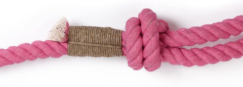Pink Handmade Rope Leashes for Dogs Rope Dog Leash Rope Cute Dog Leash Braided Dog Leash Cotton Rope Leash for Medium Dogs Large Dogs 5FT Organic Cotton