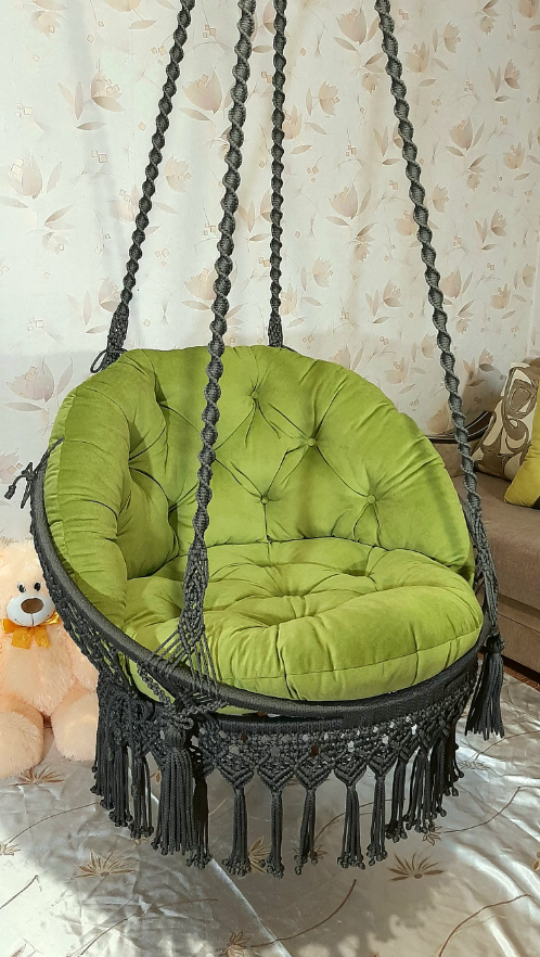 Beautiful Design Macrame Swing Chair, Garden Hanging Chair