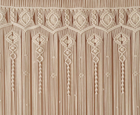 Beautiful Macrame Wall Curtain, Wall Hanging Curtain, Wall Decor