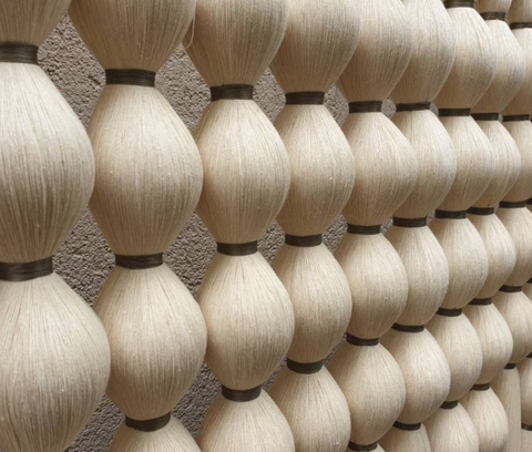 wall weaving, handwoven hanging, large macrame wall hanging, Poxon Wall Hanging
