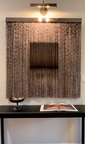 Nordic Serenity Macramé Wall Hanging | Large Neutral Fiber Art Decor Lauren Williams Inspired Scandinavian Boho Macramé Wall Art