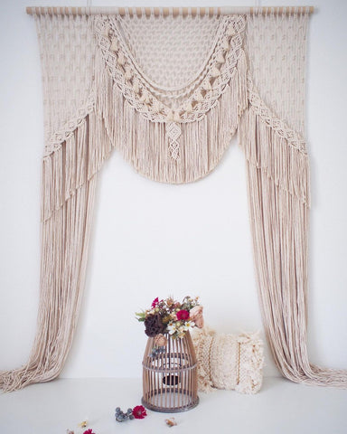 Bohemian Backdrop, Curtain Decoration Wall Tapestry Arch Backdrop Wedding Wall Hanging