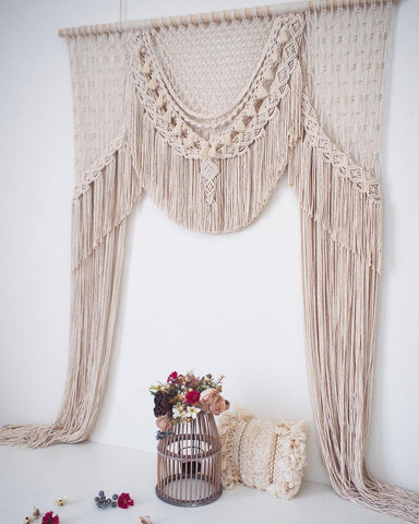 Bohemian Backdrop, Curtain Decoration Wall Tapestry Arch Backdrop Wedding Wall Hanging