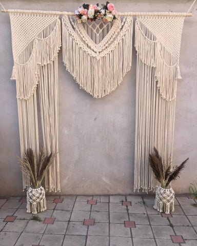 Bohemian Style Wedding Decor Boho-Inspired Wedding Curtain