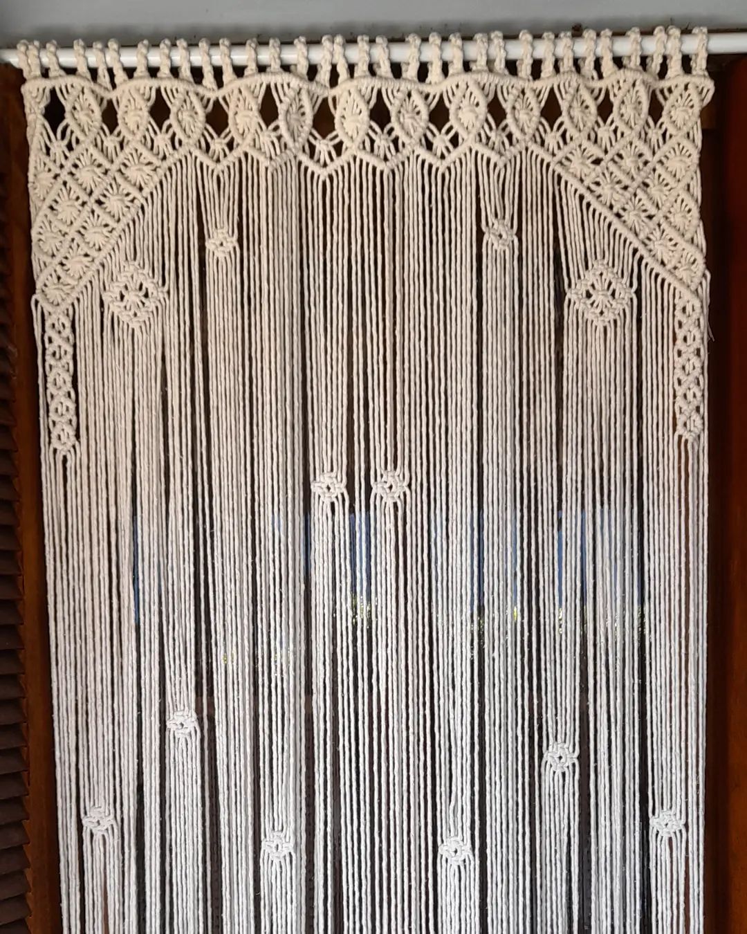 Hanging Curtain Boho Macrame Wall Curtain Wall Hanging, Wedding Decor