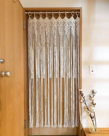 Tassel Curtain, Beautiful Curtain, Macrame Decor, Macramé Wall Curtain, Wall Decoration