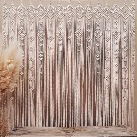 Beautiful Cotton Curtain Beautiful Boho Macrame Wall Curtain Wall Hanging, Wedding decor