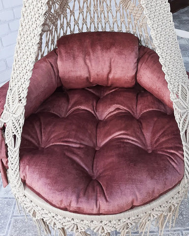 Super Luxury Macrame Swing Chair, Hanging Hammock Chair
