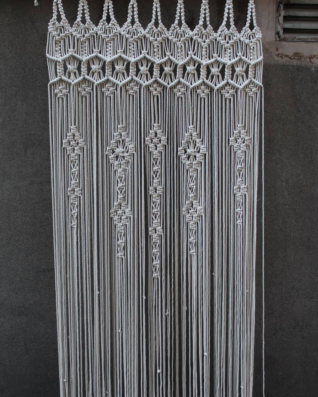Beautiful Cotton Curtain Hanging Curtain Boho Macrame Wall Curtain Wall Hanging