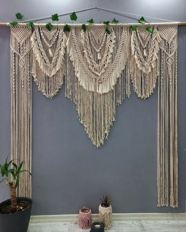 Hanging Backdrop Curtain Decoration Wall Tapestry Arch Backdrop Wedding Wall Hanging