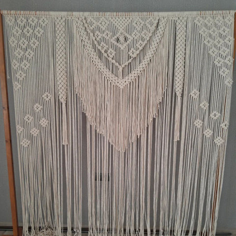 Macrame Large Curtain Bohemian Decoration Wall Backdrop Wedding Wall Hanging