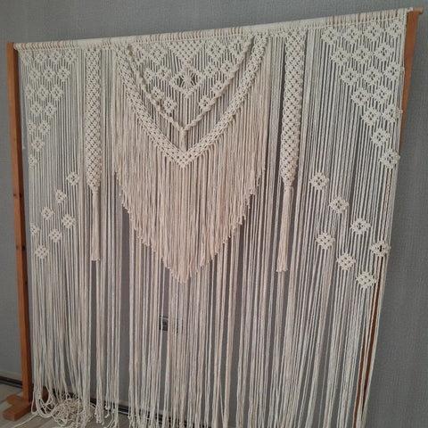 Macrame Large Curtain Bohemian Decoration Wall Backdrop Wedding Wall Hanging
