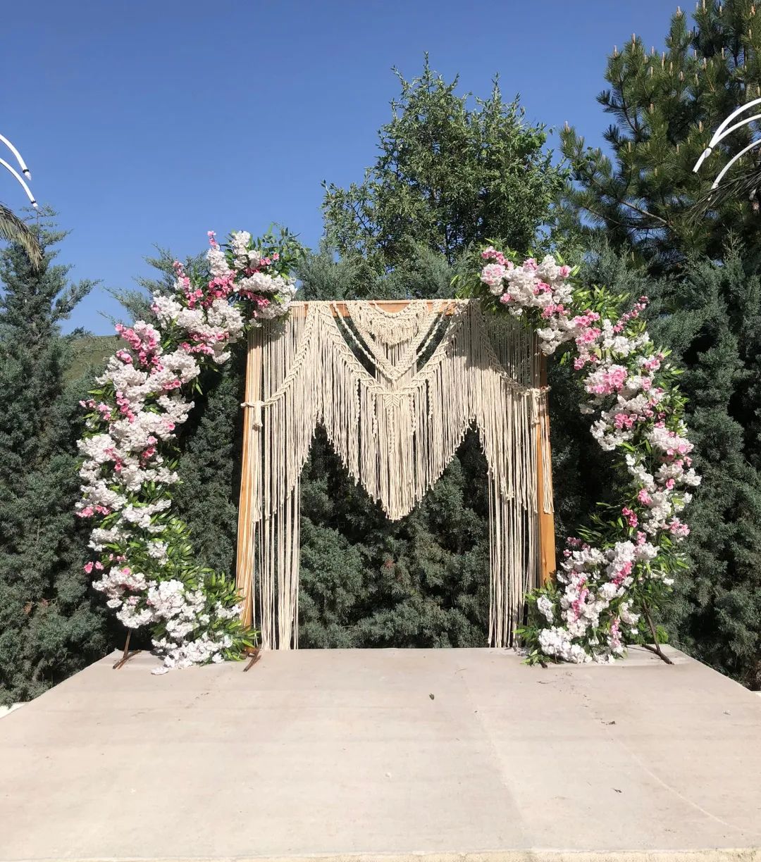 Wedding Backdrop Large Curtain Bohemian Decoration Wall Backdrop Wedding Wall Hanging