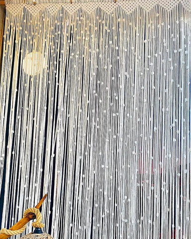 Beautiful Wall Decor Cotton Curtain Hanging Curtain Boho Macrame Wall Curtain Wall Hanging
