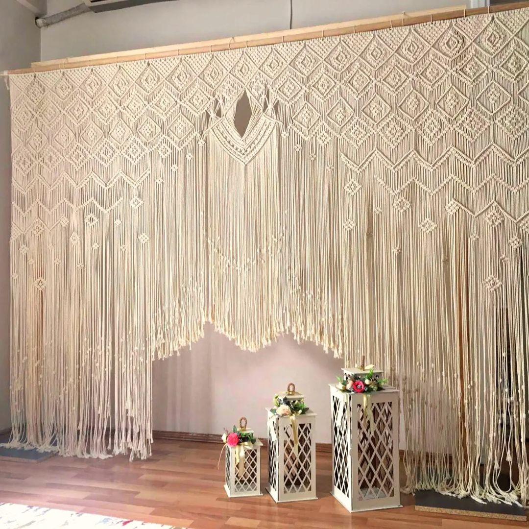 High Quality Wedding Boho Macrame Bohemian Decor Backdrop buy onlin – S ...
