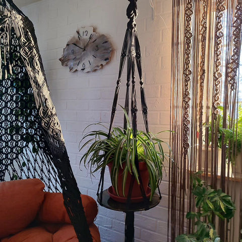 Bohemian Macrame Swing Chair, Hanging Hammock Swing Chair