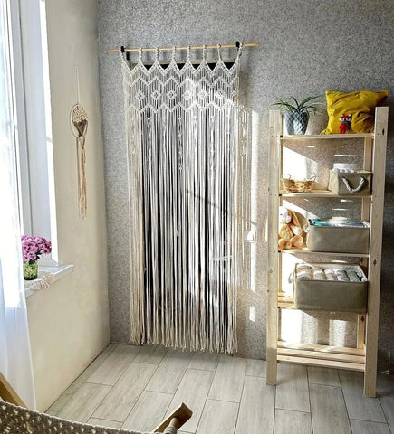 Handmade Macrame Beautiful Boho Macrame Wall Curtain Wall Hanging