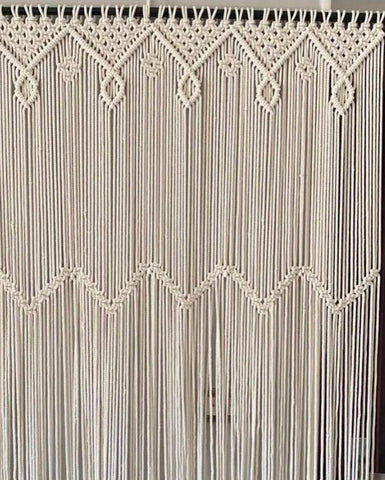 Bohemian Wall Decor, Hanging Decor, Macrame, Macramé Wall Curtain, Wall Decoration