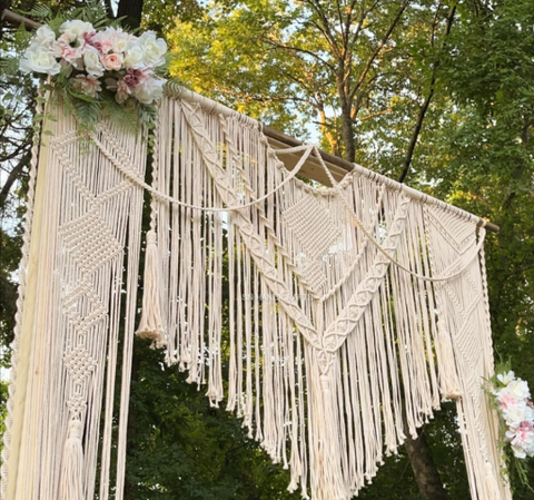 Large Curtain Bohemian Decoration Wall Tapestry Arch Backdrop Wedding Wall Hanging