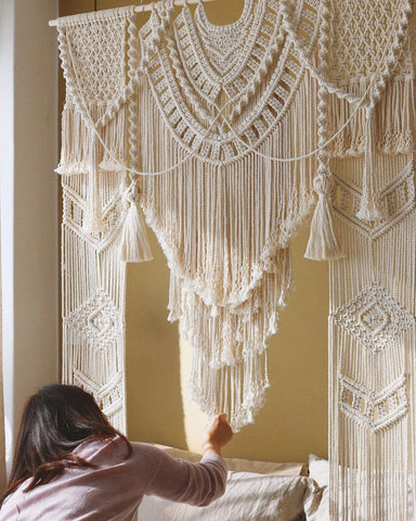 Extra Large Macrame Wedding Backdrop