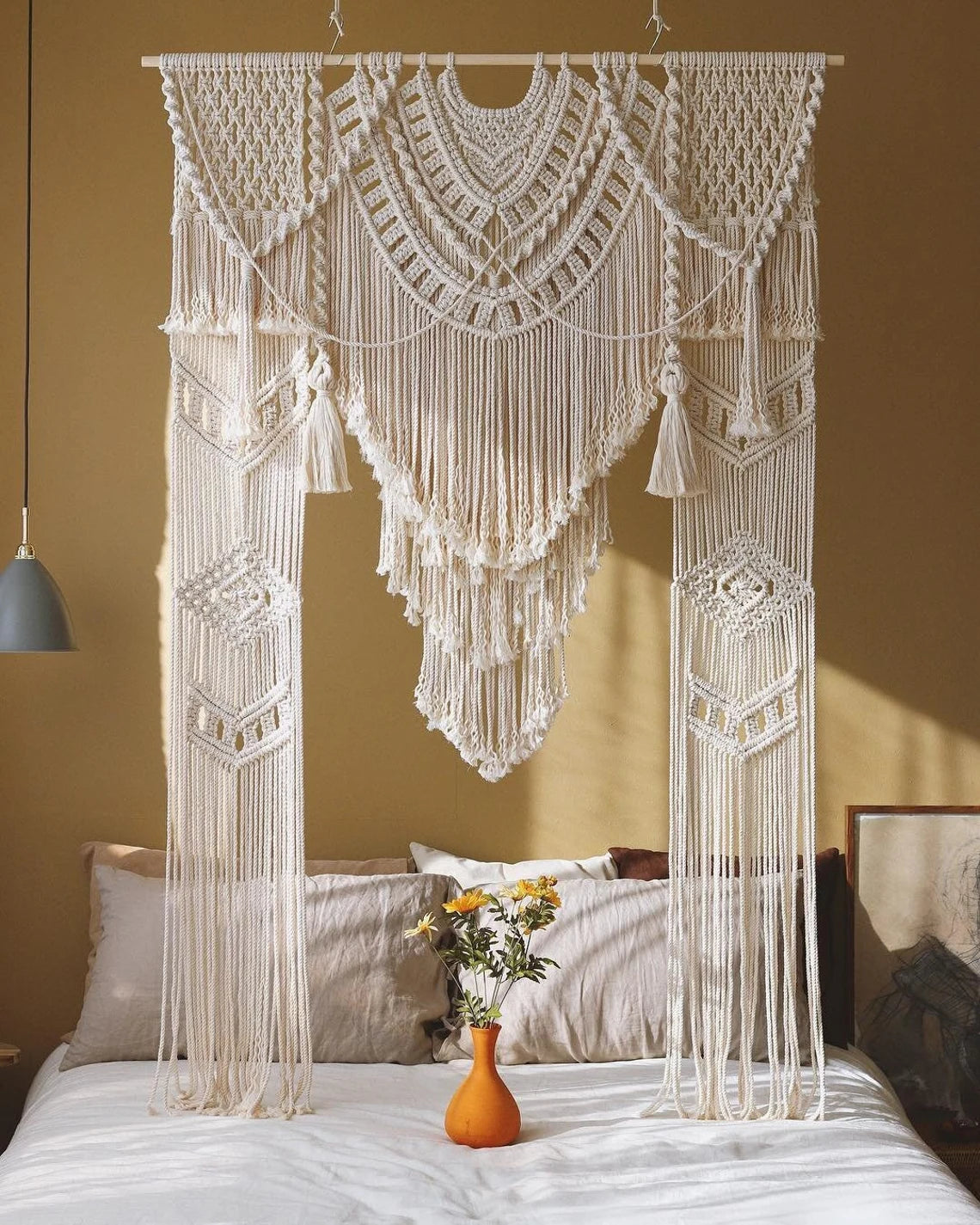 Extra Large Macrame Wedding Backdrop